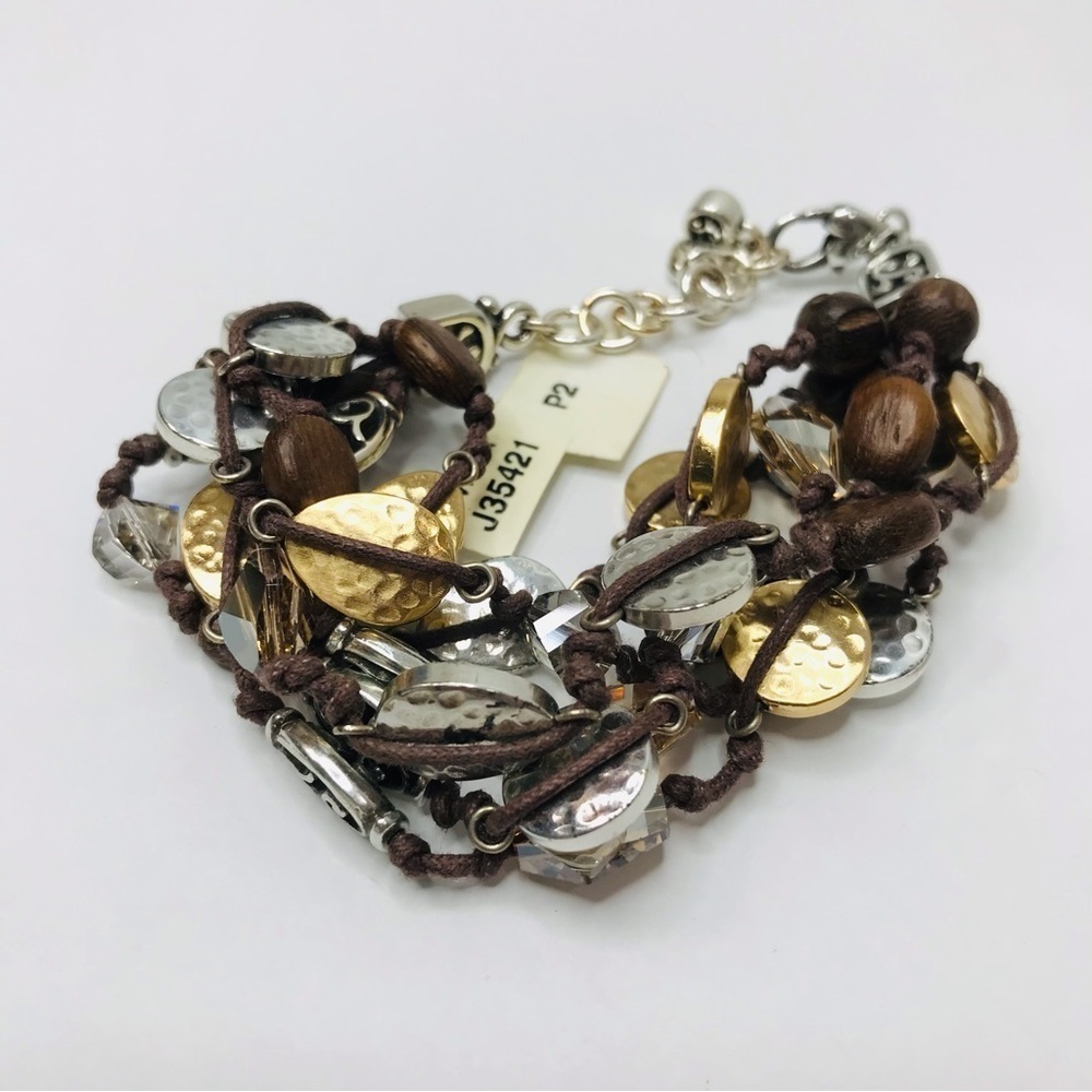 BRIGHTON Silver Layered Bracelet